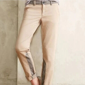 Anthropologie Pilcro and the Letterpress Pants Hyphen Fit Chino‎ Khaki Size 32